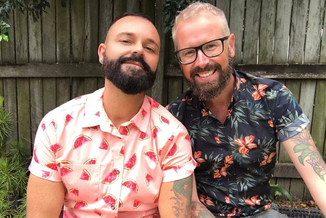 ‘Chaos and love’: meet the gay couple who fostered two boys