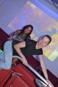 Mitch Tavener and Kelli Sawden think the projector was working just fine and dandy