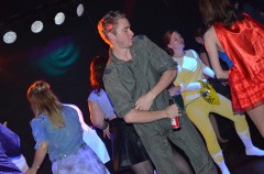 Dressed up hotties know Macarena moves at the Sovereign