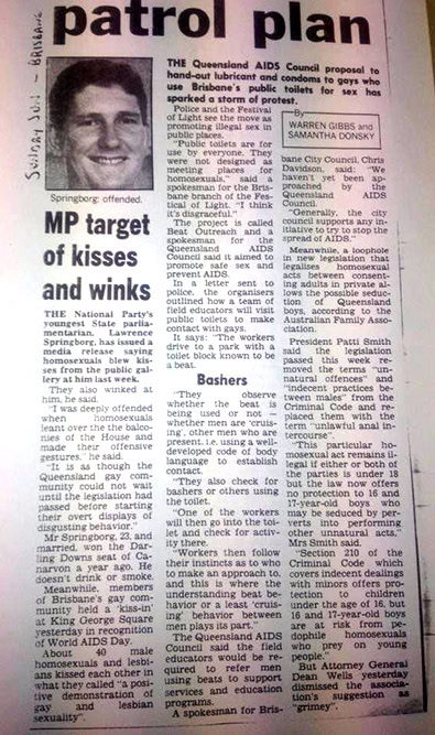 A clipping from the Sunday Sun, 1990