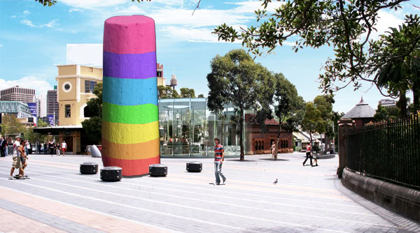 An artist's impression of The Big Chalk.