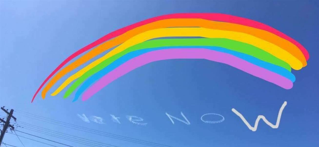 “Vote no” was written in the sky and Australia’s reactions were hilarious