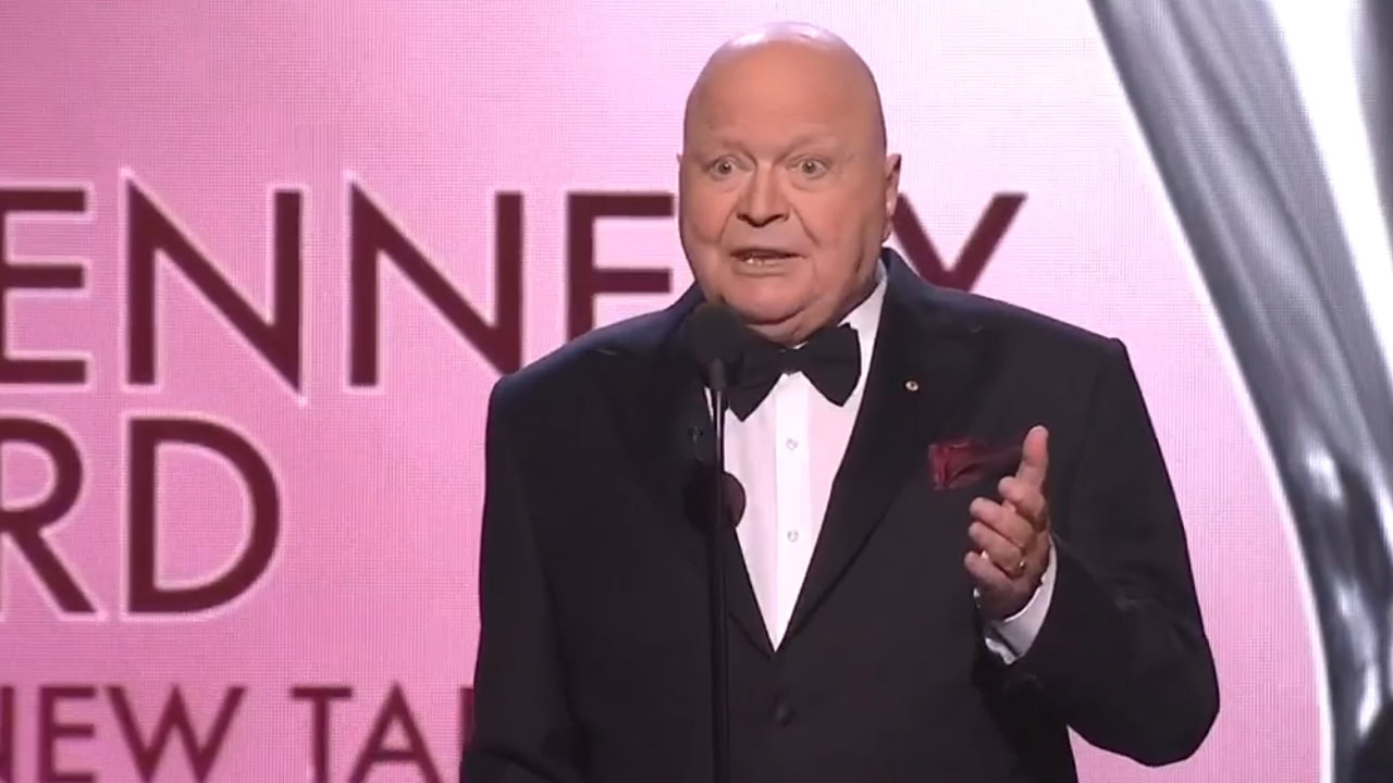 Bert Newton calls himself a “poof” during baffling Logies speech