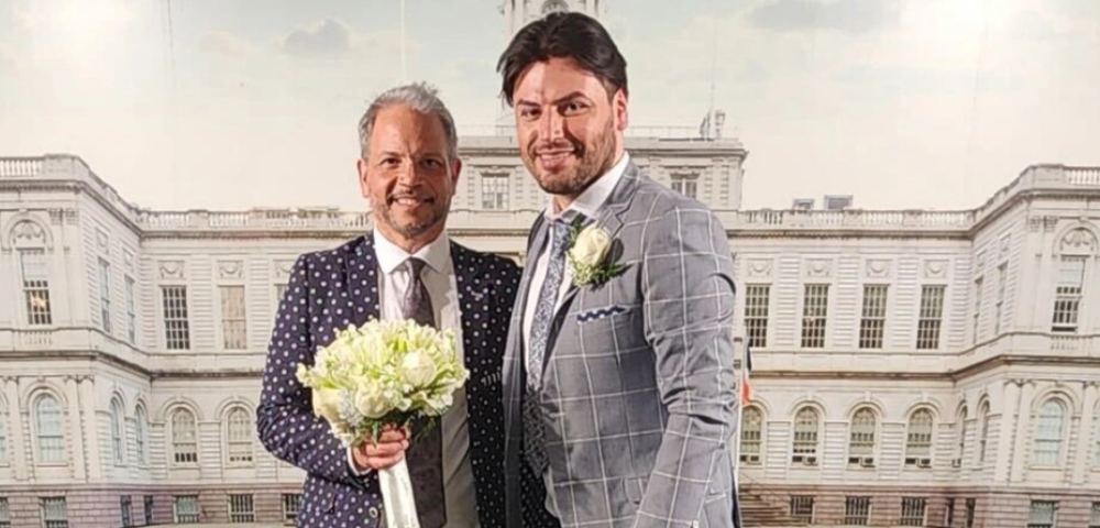 New York Gay Couple’s Wedding Coincides With Trump’s Arraignment