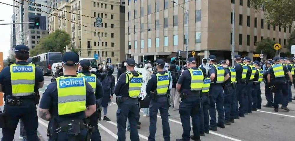 Protestors And Police Face Off At ‘Let Women Speak’ Anti-Trans Rally In Melbourne