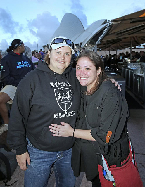 Royal Bucks coach Amanda Vestal and wife Erin Goldstein (Photo credit: Ann-Marie Calilhanna; Star Observer)
