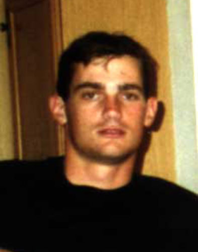 Sean Sargent. Photo: www.missingpersons.gov.au