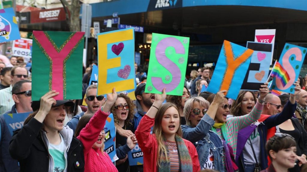 marriage equality yes postal survey