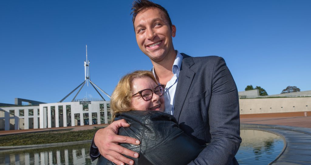marriage equality magda ian thorpe canberra day
