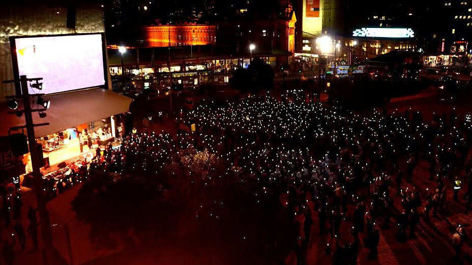 Melbourne shows strong solidarity in AIDS 2014 Candlelight Vigil