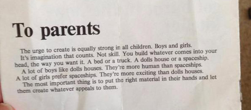 Lego has always been inclusive (and awesome)