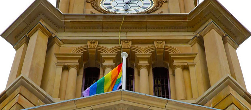 Mardi Gras Flag Raising (part two)
