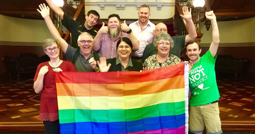 Queensland Parliament officially approves the return of civil unions for LGBTI couples