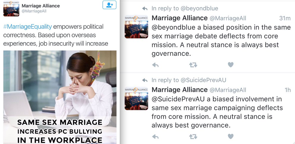 Anti-marriage equality group receives backlash for controversial Twitter post