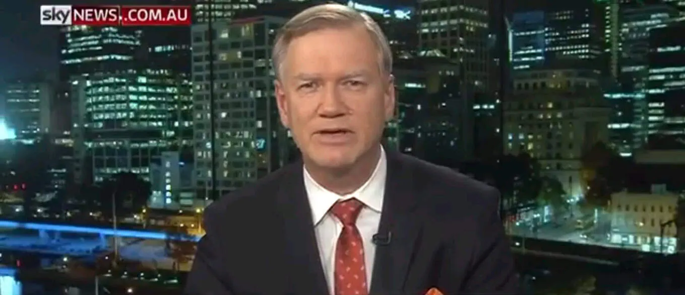 Andrew Bolt glitter bombed in Melbourne