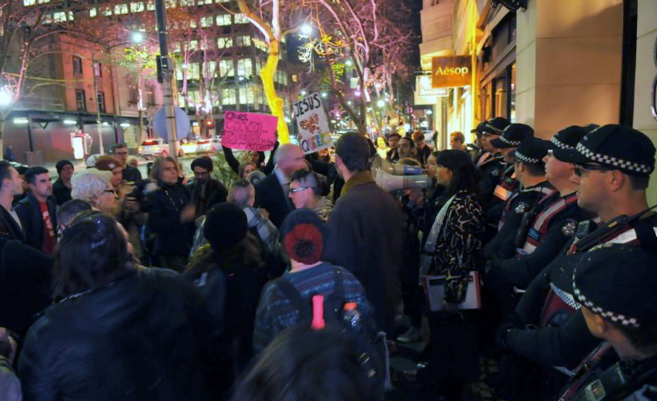Margaret Court told her “bigotry can’t clear the net” by protestors