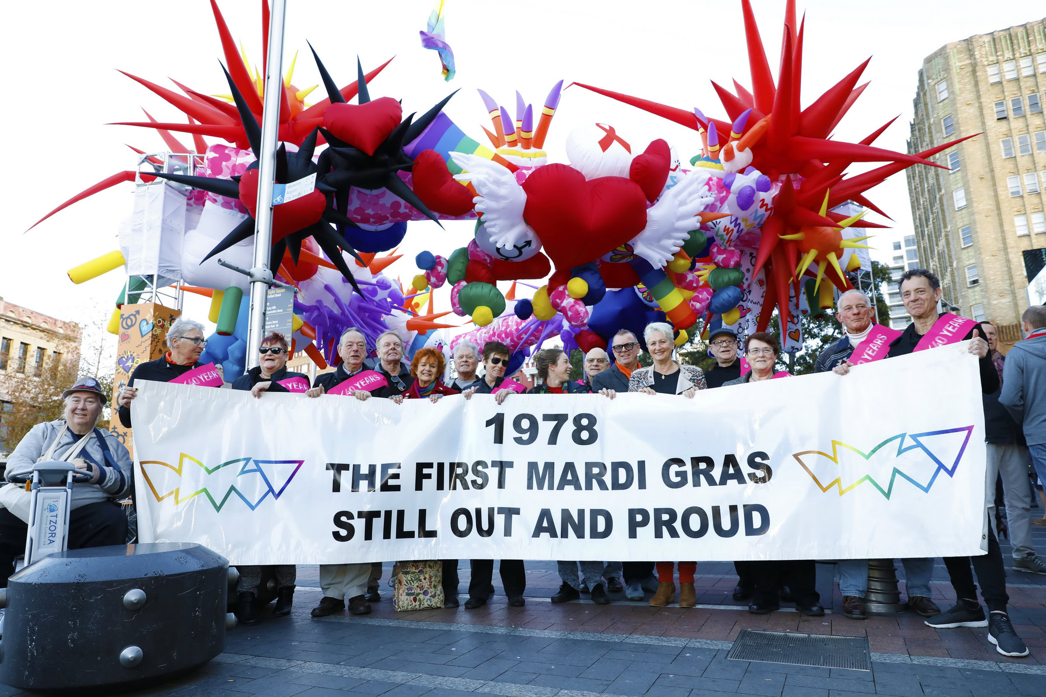 40 Years of Love Art Installation
