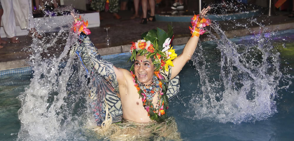 Mardi Gras Kaftan pool party @ Ivy (set one)