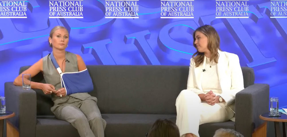 Grace Tame, Brittany Higgins Speak Up For Gay And Trans Students