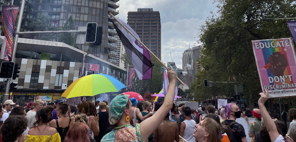 Community Rallies on Oxford Street Before Mardi Gras Parade