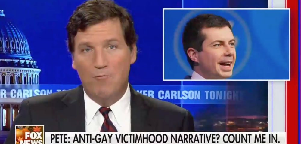 Tucker Carlson Rants And Accuses Pete Buttigieg Of Lying About Being Gay