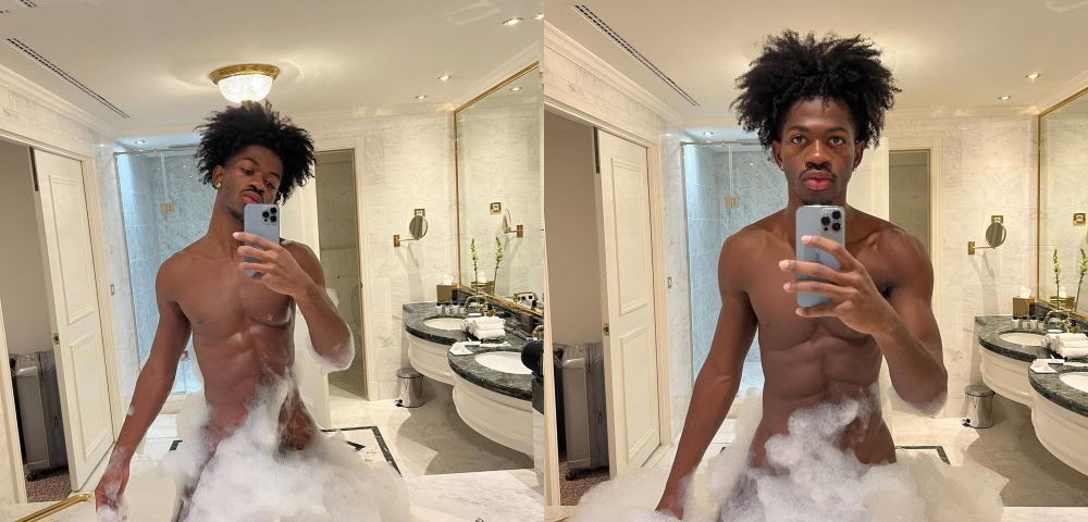 Lil Nas X Shows Off In Spicy Insta-Story Selfie