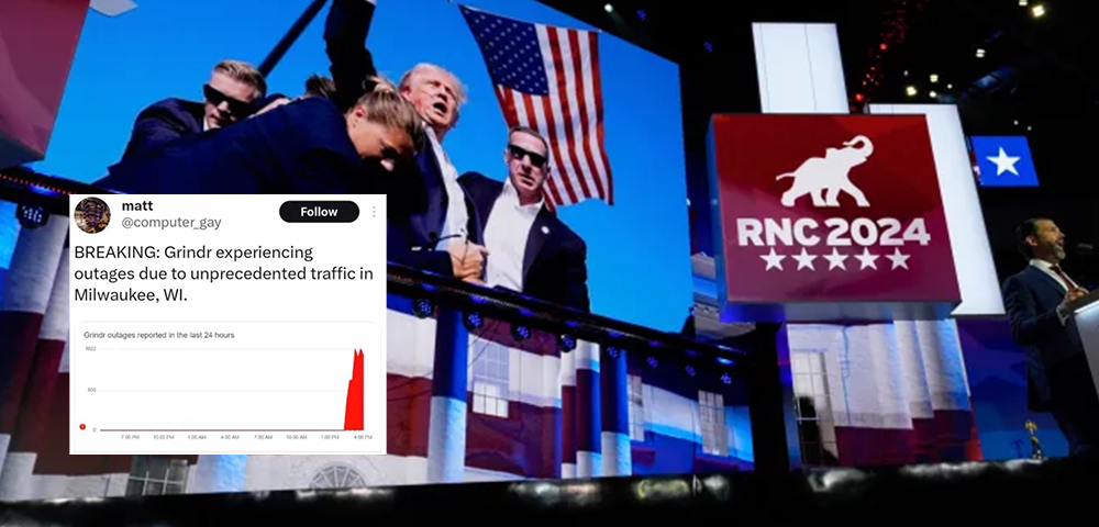 Internet Dubs The Republican Convention ‘Grindr Superbowl’ After App Outages