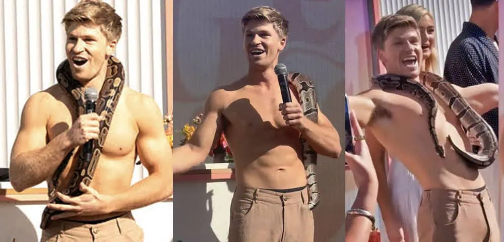 Robert Irwin Can’t Keep His Clothes On As He Announces New TV Gig